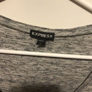 EXRESS form-fitting gray dress. XS